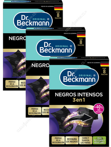 Dr. Beckmann Negros Intensos en Toallitas 3 x 8 un