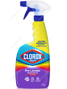 Clorox Quitamanchas Prelavado Ropa 500 cc