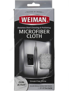 Weiman Paño Microfibra Acero Inoxidable
