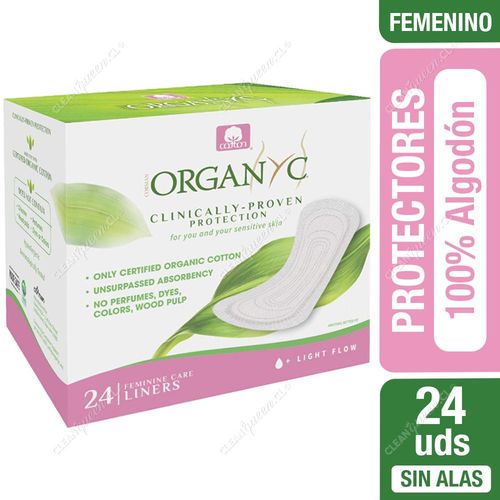 Organyc Protector Diario Higiénico Ultra Delgado 24 un