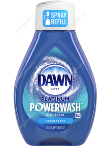 Dawn Lavaloza Spray Platinum Powerwash Fresh Scent Repuesto 473 ml
