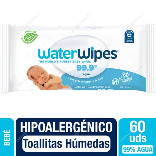 WaterWipes Toallitas Húmedas Hipoalergénicas 60 un