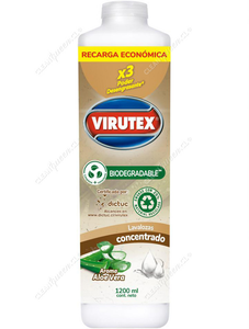 Virutex Lavaloza Ecológico Aloe Vera Recarga 1200 ml