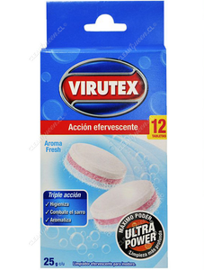 Virutex Pastillas Inodoro Efervescentes Antisarro 12 un