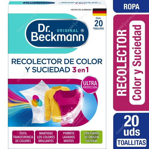 Dr. Beckmann Recolector de Color y Suciedad en Toallitas 20 un