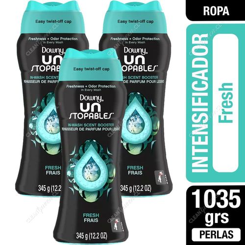Perlas de Aroma Downy Unstopables Fresh 3 x 345 g
