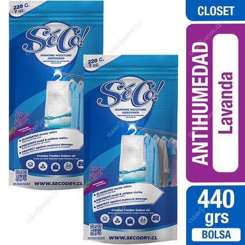 Séco Colgador Antihumedad Lavanda 2 x 220 g