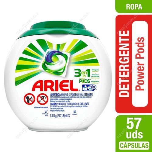 Ariel Detergente Cápsulas Pods 57 un