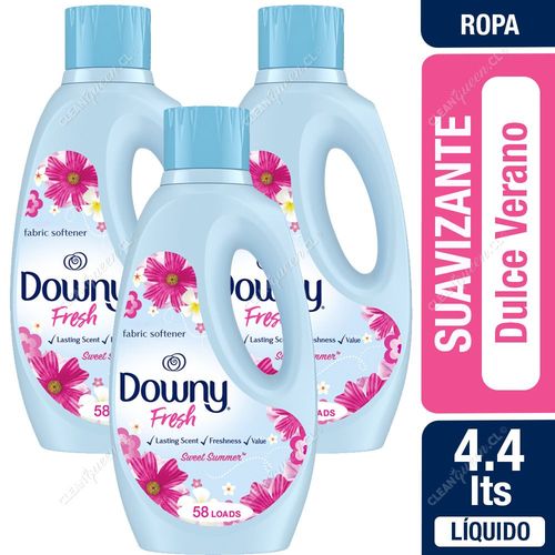 Suavizante Downy Fresh Dulce Verano 3 x 1.48 L