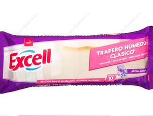 Excell Trapero Húmedo Clásico Lavanda 10 un