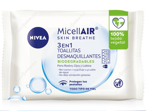 Nivea Toallitas Desmaquillantes MicellAir Todo Piel 25 un