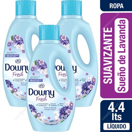 Suavizante Downy Fresh Sueño de Lavanda 3 x 1.48 L