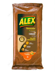 Alex Toallitas Limpia Muebles Cuidado Extra Madera 30 un