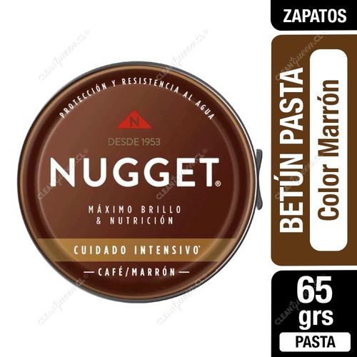 Nugget Betún Pasta para Calzado Color Marrón 65 g