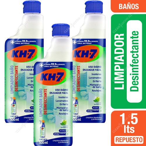 KH-7 Limpiador Baños Recarga 3 x 500 ml