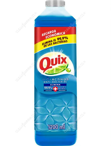 Quix Lavaloza Bio Activos Concentrado Antibacterial Recarga 1.2 L