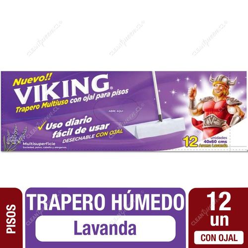 Viking Trapero Húmedo Multiuso Lavanda 12 un