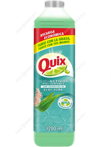 Quix Lavaloza Bio Activos Concentrado Piel Sensible Recarga 1.2 L