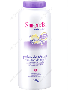 Talco Vegetal Simond’s Lavanda Manzanilla 200 g