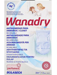 Bolaseca Sistema Antihumedad Wanadry Closets y Armarios 450 g
