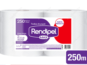 Rendipel Toalla de Papel Max Una Hoja 250 m 2 un