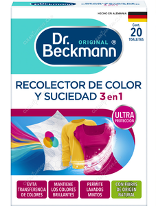 Dr. Beckmann Recolector de Color y Suciedad en Toallitas 20 un