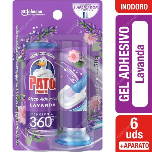 Pato Purific Discos Adhesivos + Aparato Lavanda 6 un