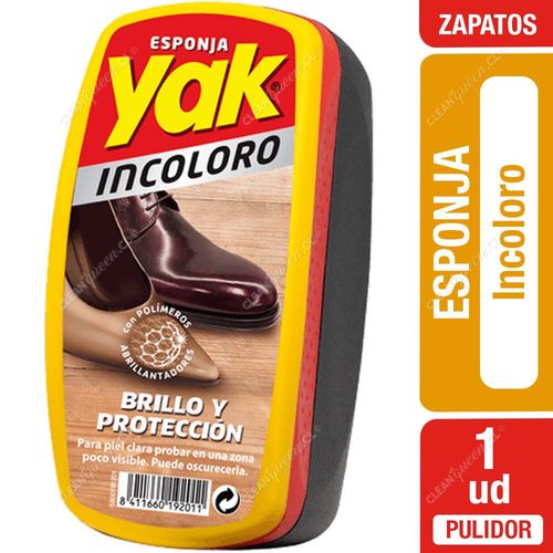 Yak Esponja Limpia Calzado Incoloro