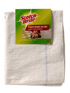 Scotch-Brite Trapero Algodón Super Absorbente Doble con Ojal 50 x 40 cm