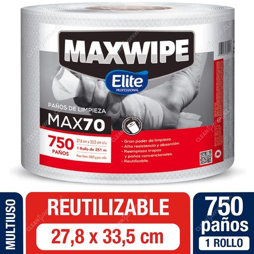 Elite Paño Reutilizable Professional Maxwipe 750 Paños