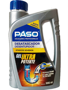 Paso Desatascador Cañerías Atascos Severos Express 1 L