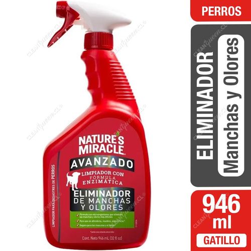Nature's Miracle Eliminador de Manchas y Olores para Perro 946 ml
