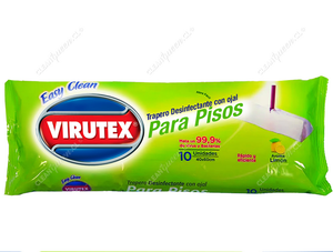 Virutex Trapero Húmedo Desinfectante con Ojal Limón 10 un