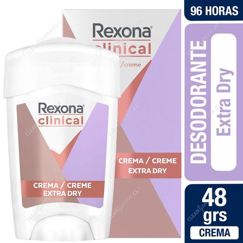 Rexona Desodorante Crema Mujer Clinical Extra Dry 48 g