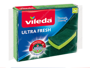 Vileda Esponja Ultra Fresh Antibacterial 2 un