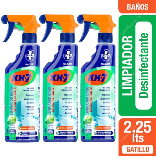 Limpiador Baños KH-7 Gatillo 3 x 750 ml