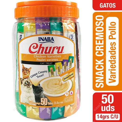 Churu Snack Cremoso Chicken Varieties Recipe Gato 50 un