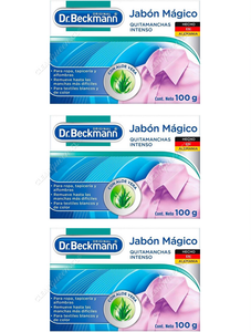 Dr. Beckmann Jabón Mágico Quitamanchas Intenso 3 x 100 g