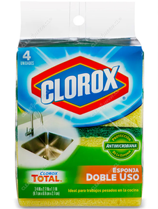 Clorox Esponja Doble Uso 4 un