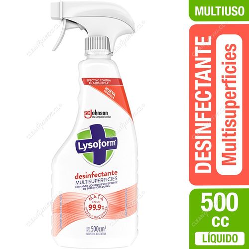 Lysoform Desinfectante Líquido Multisuperficies 500 cc