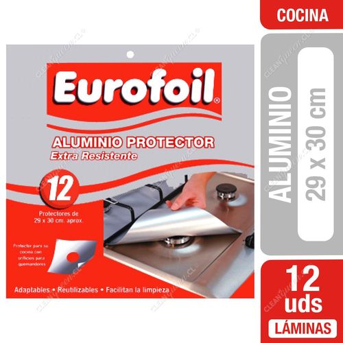 Protector Aluminio Cocina Eurofoil 29 x 30 cm 12 Unid