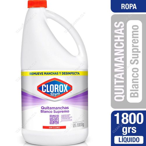 Quitamanchas Clorox Blanco Supremo 1800 g