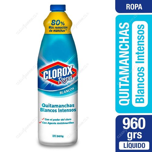 Quitamanchas Clorox blancos intensos 960 g