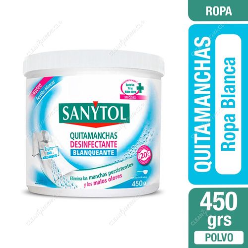 Quitamanchas Desinfectante Sanytol Ropa Blanca 450 g