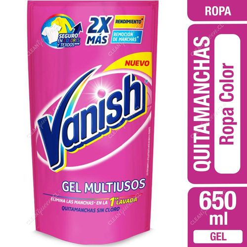 Quitamanchas en Gel Multiuso Vanish Ropa Color Doypack 650 ml