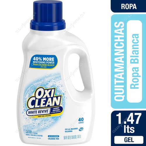 Quitamanchas en Gel OxiClean White Revive 1.47 L