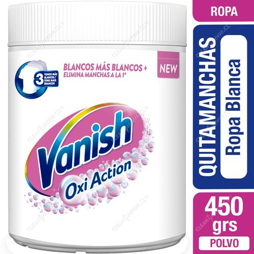 Quitamanchas en Polvo Vanish Ropa Blanca 450 g