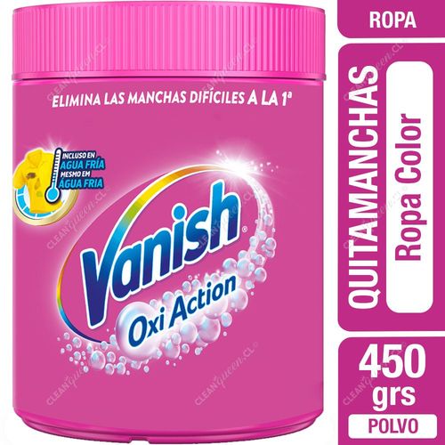 Quitamanchas en Polvo Vanish Ropa Color 450 g