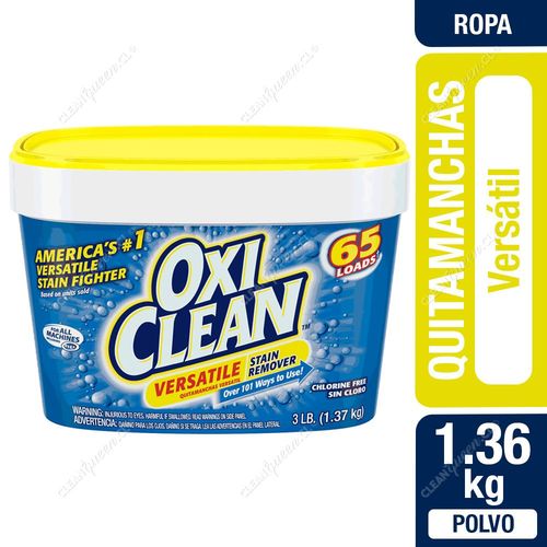 Quitamanchas en Polvo Versátil OxiClean 1.36 Kg