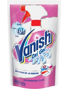 Quitamanchas Gel Vanish OxiGel Ropa Blanca y Color Doypack 400 ml